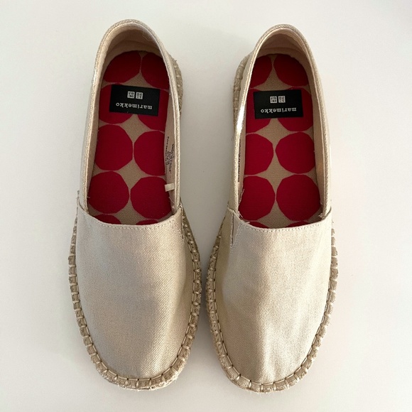 Marimekko Uniqlo Cotton Canvas Espadrilles Size Large (Fits 8-9) - Picture 1 of 6
